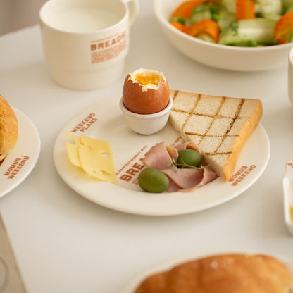 Momur | Weekend 6 Bread Plate（2 colors）
