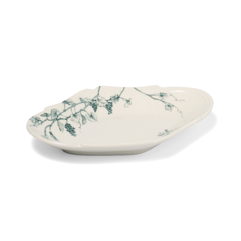 Studio M' | Vine Oval Plate - Small Blue