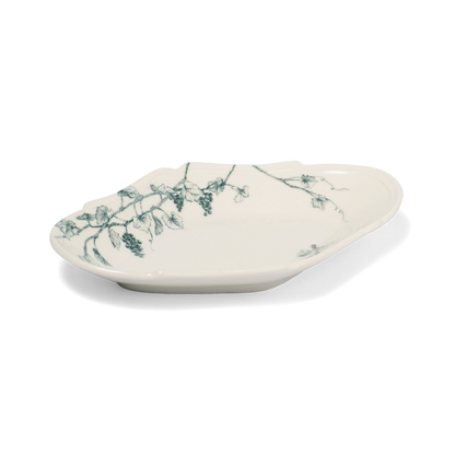 Studio M' | Vine Oval Plate - Small Blue