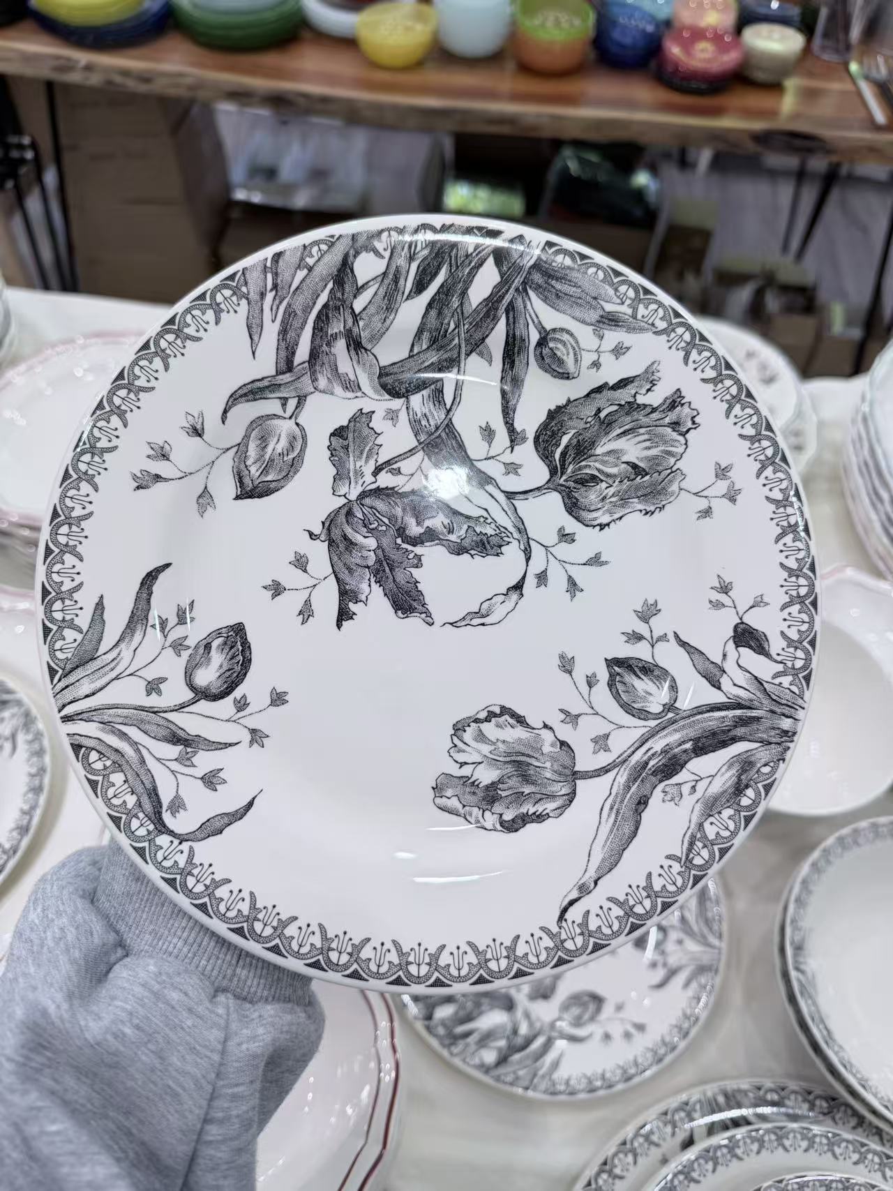Gien Tulipes | Dessert Plate