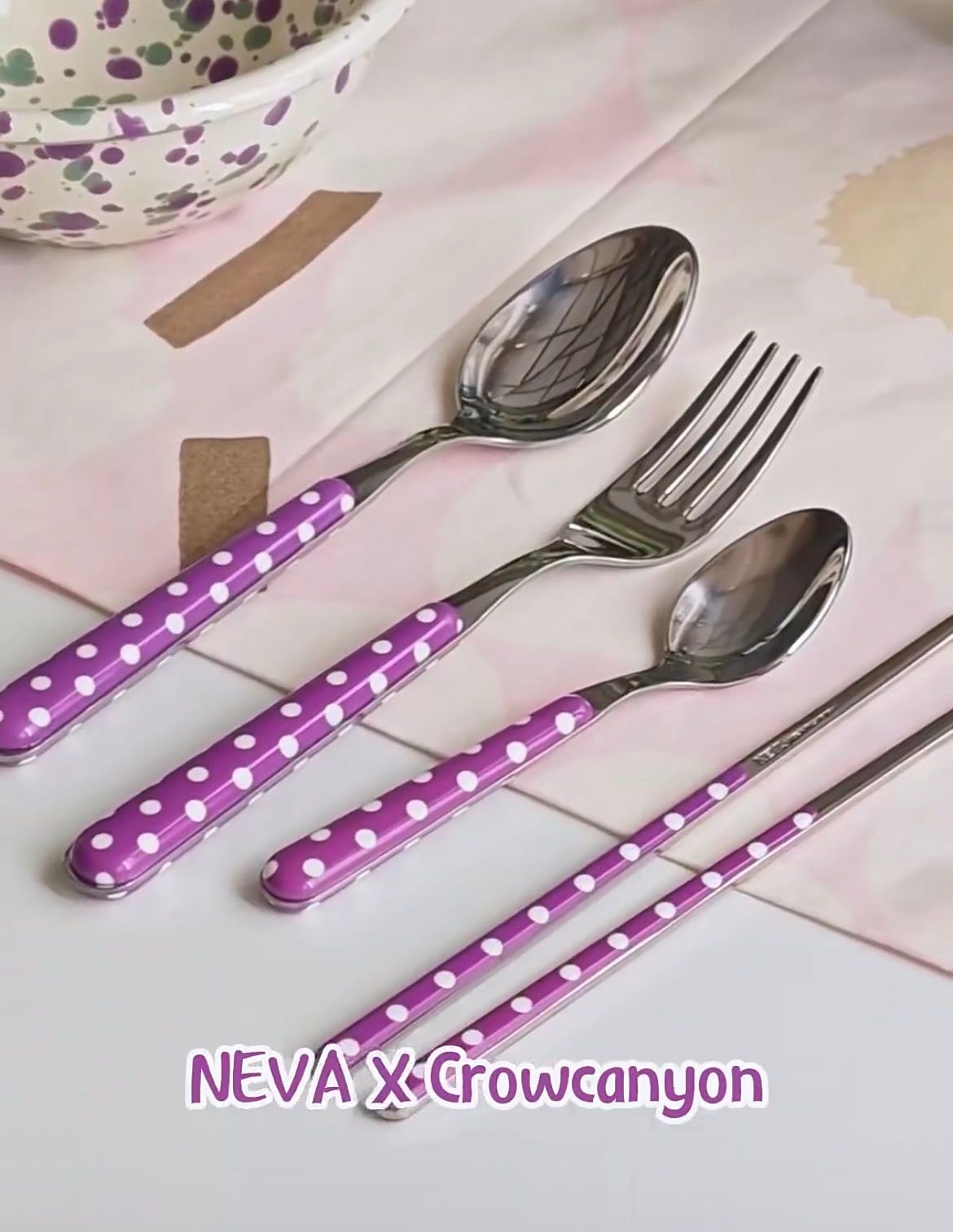 Neva Cultery - Pois Dotted Series Lilac