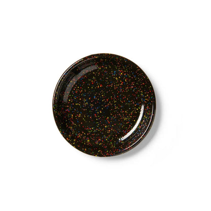 Crow Canyon | Rainbow Falls Salad Plate (White/Black)