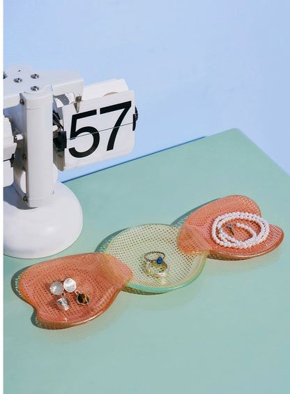 Eding | Assiette 3 sections Checky Glass