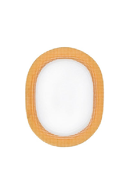 Eding | Plat ovale en verre Checky grand modèle