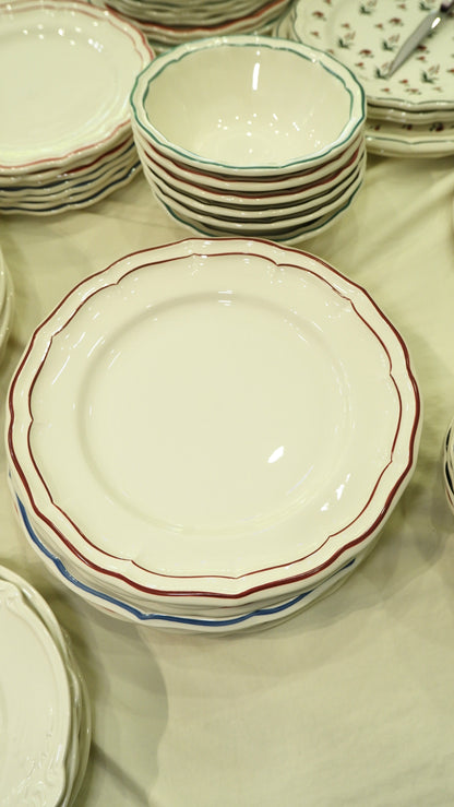 Gien Les Filet｜Dinner Plate（8 colors）