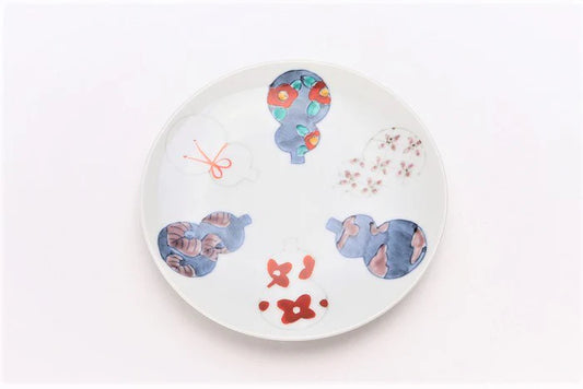 Six Gourd Round Plate