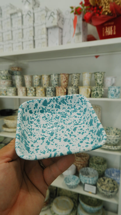Crow Canyon | Splatter Series Small Square Tray (3 Colors）