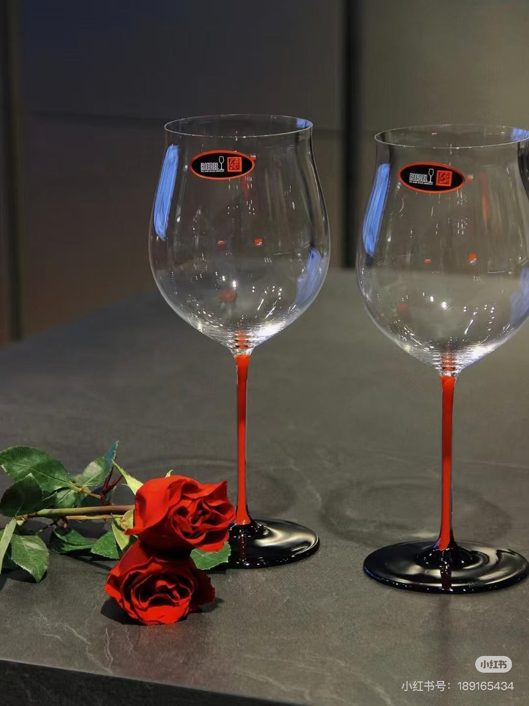 Riedel Black Tie Red Stem - Burgundy Grand Cru Glass