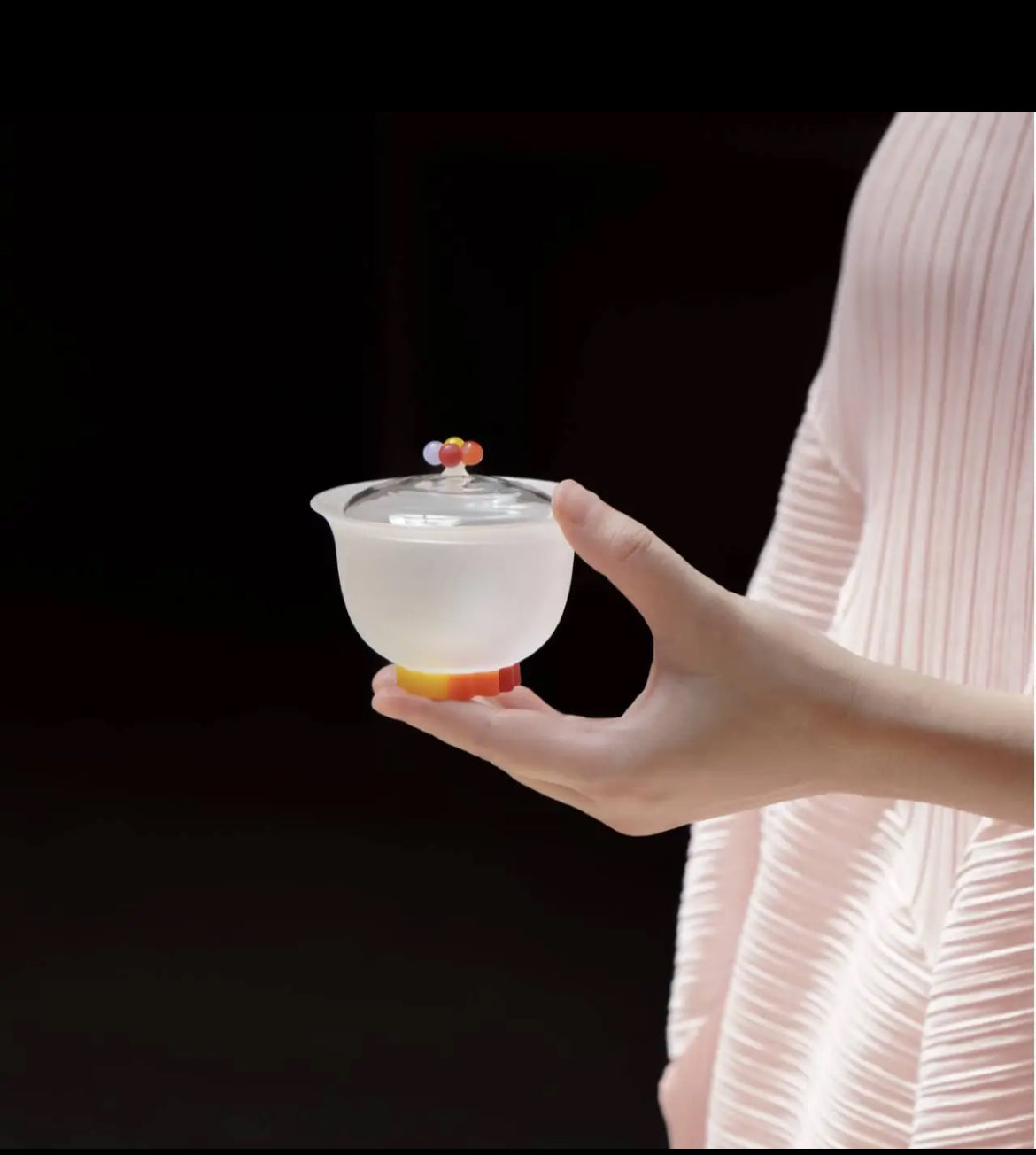 十卿 Glassware XuanGuo Series - Large Frosted Gaiwan Gift Set