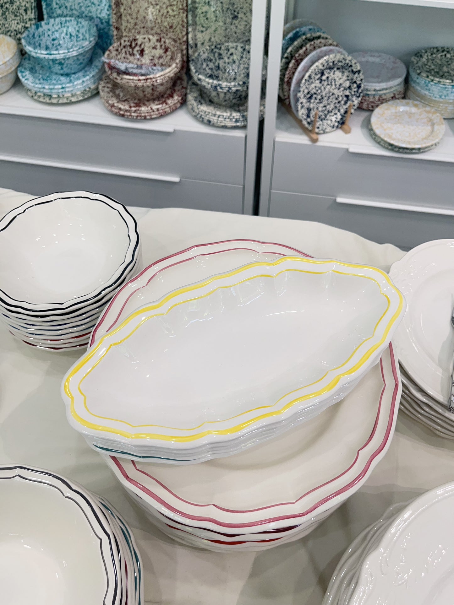 Gien Les Filet｜Pickle Dish Plate（9 colors）