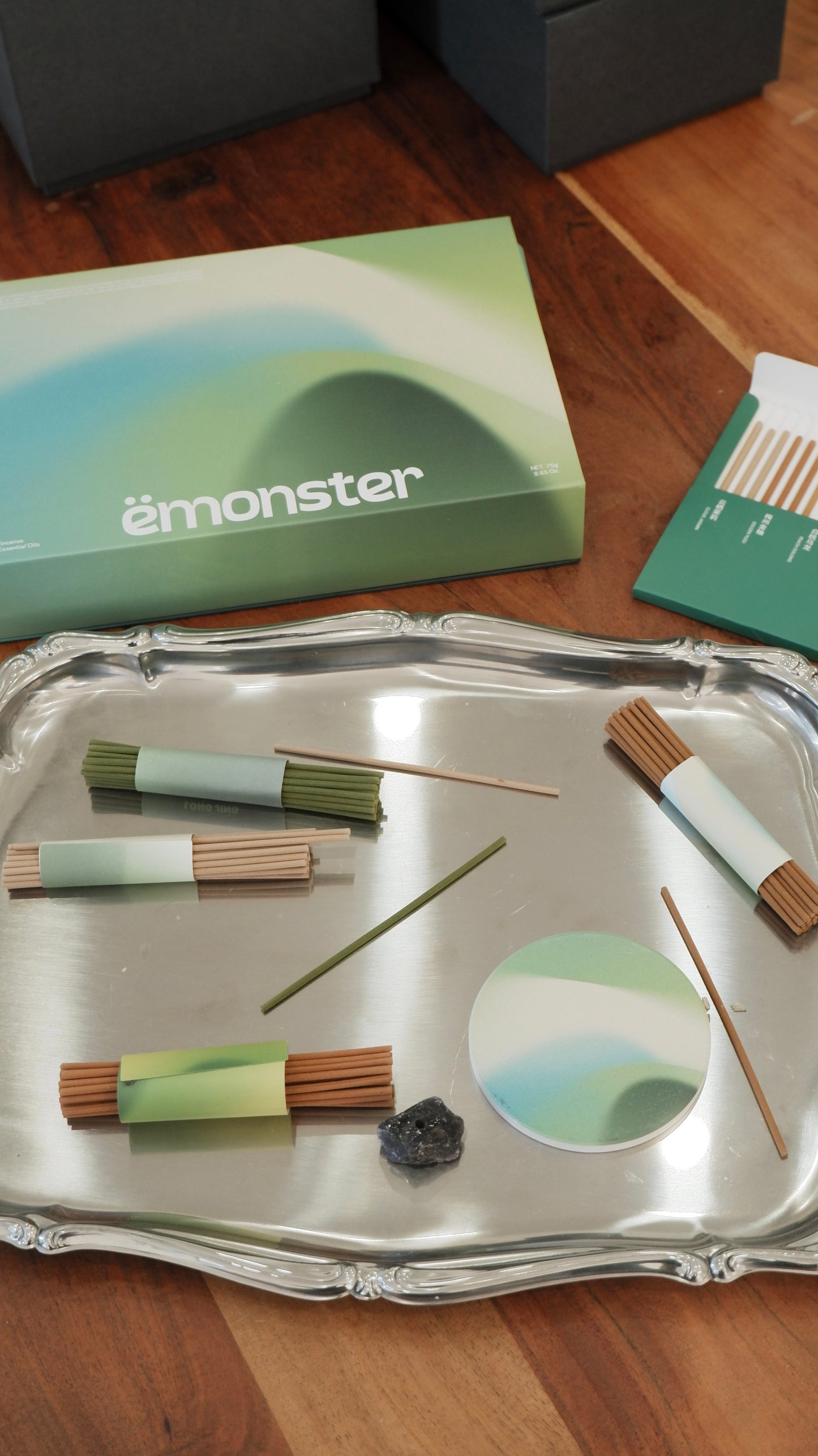 Emonster Incense - 120 Sticks Gift Set - Tea Aroma