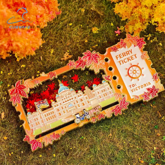 Limited Edition Vancouver lookout Fridge Magnet - Victoria Ferry Ticket