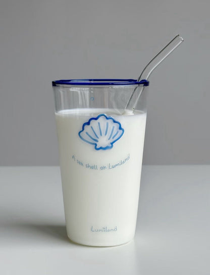 Lumiland｜Blue Shell High Glass Cup
