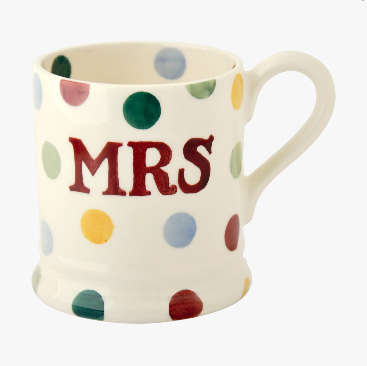 Emma Bridgewater | Polka Dot Mr & Mrs Mug Gift Set