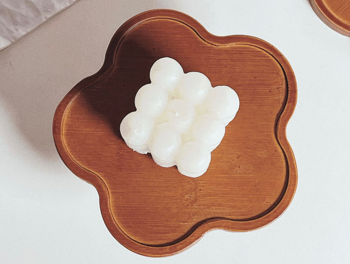 Antique flower style Tray/Stand - Small