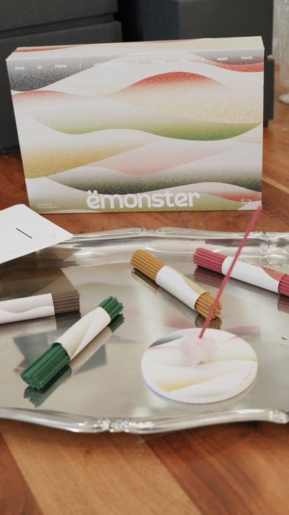 Emonster Incense - 120 Sticks Gift Set - Classic Healing