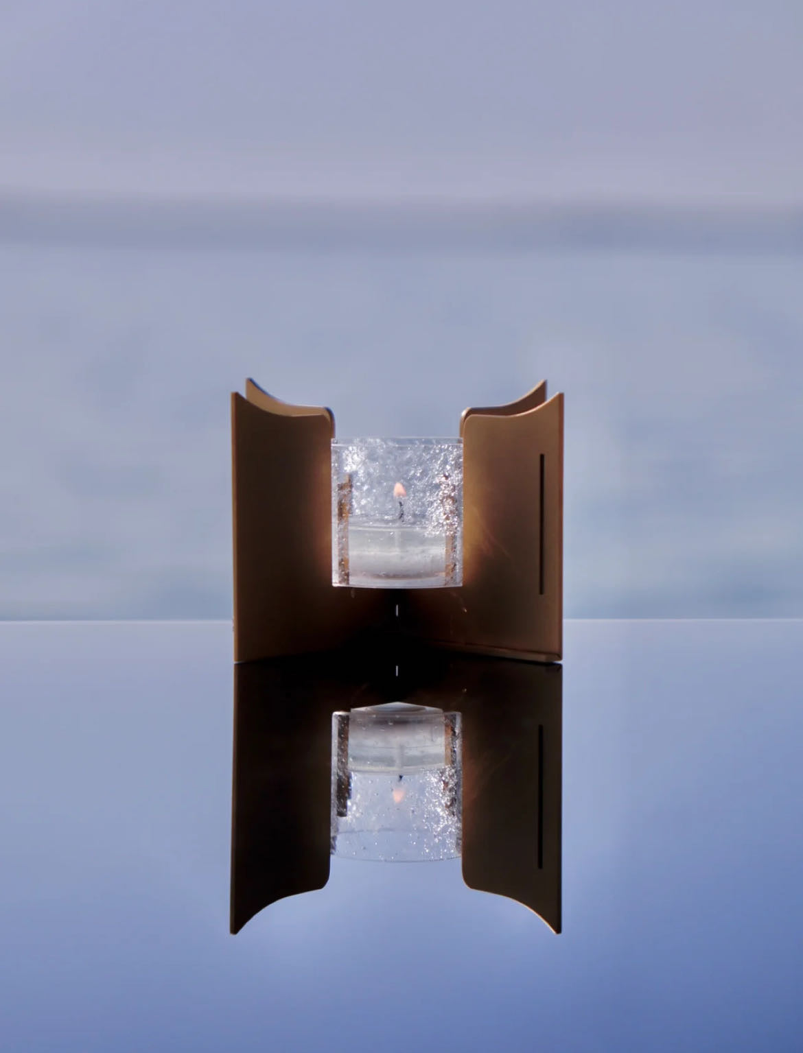 Shiqing Glassware Tea Warm Set with Coconut Wax refill