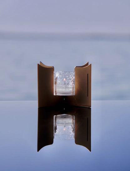 Shiqing Glassware Tea Warm Set with Coconut Wax refill