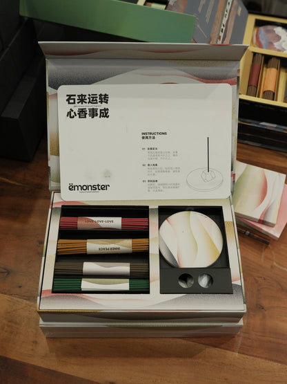 Emonster Incense - 120 Sticks Gift Set - Classic Healing