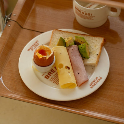 Momur | Weekend 6 Bread Plate（2 colors）