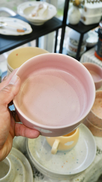 Egg Back Home｜Pet Bowl Pink Cloud
