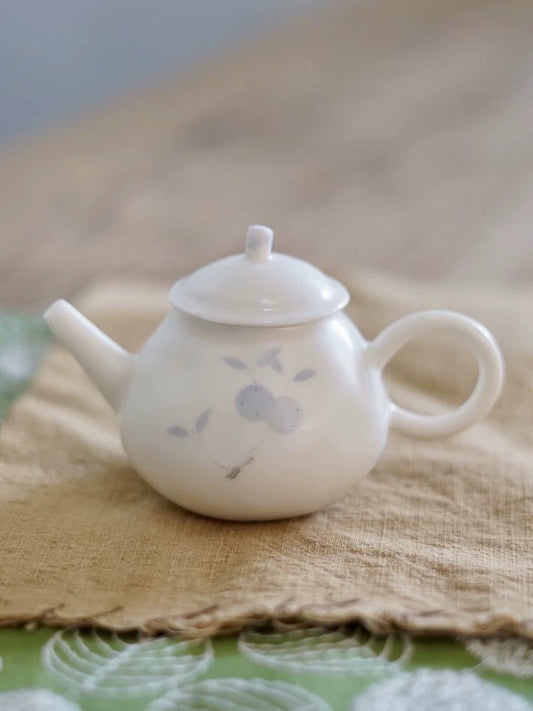 Jingdezhen | Lanting | Handmade Plum Fruit Teapot