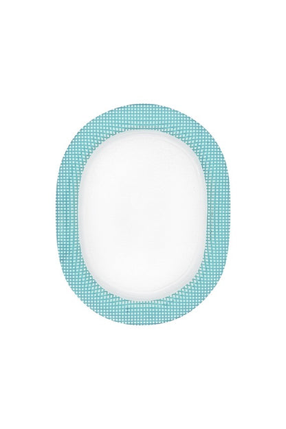 Eding | Plat ovale en verre Checky grand modèle