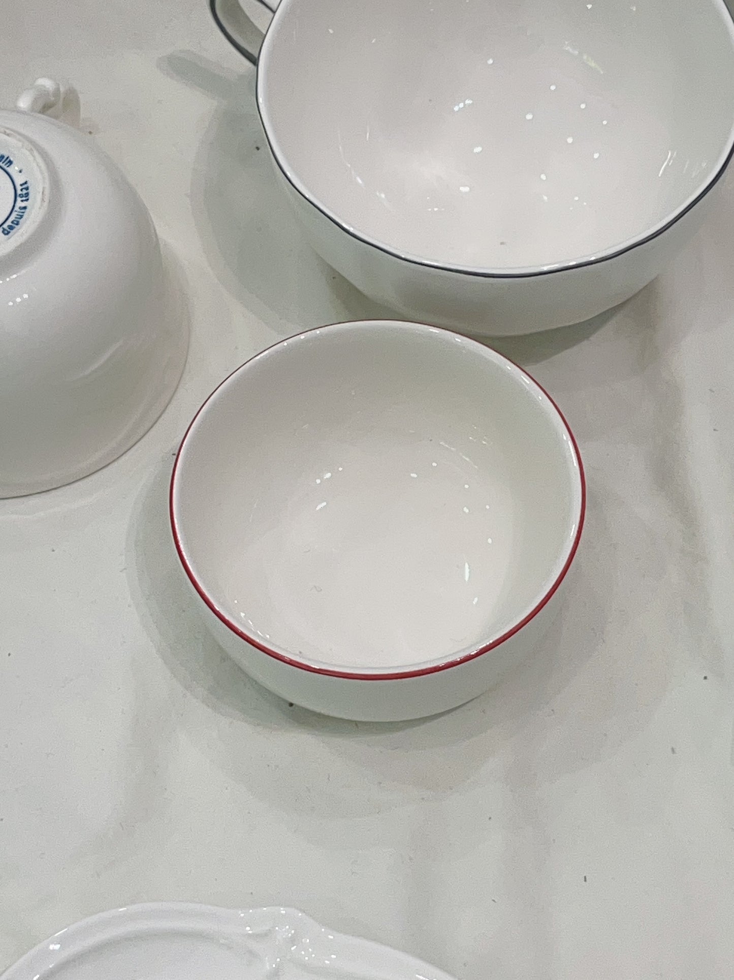 Gien Les Fillets｜Cocktail Sauce Bowl - Red