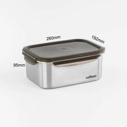 Cuitisan Stainless steel Microwavable Storage Box - Signature 3300ml