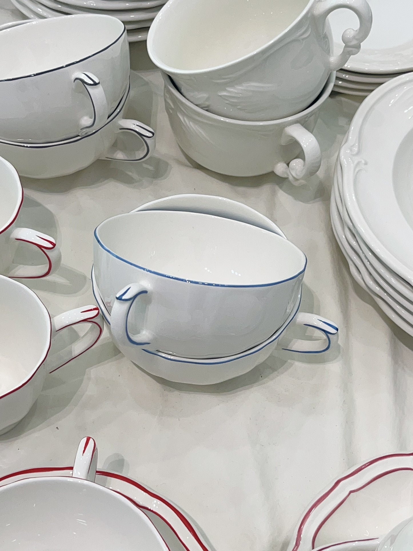 Gien Les Filet｜Breakfast Cup (2 colors)