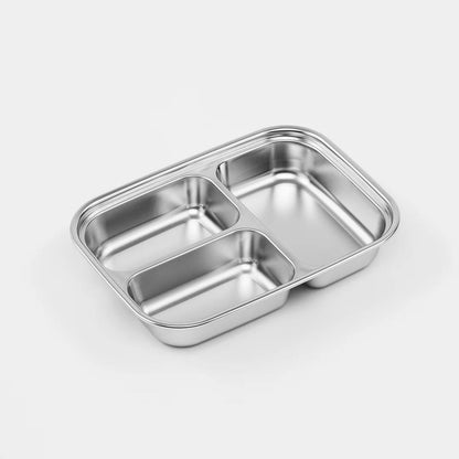 Cuitisan Stainless steel Microwavable Storage Box - Partition Rectangle 900ml