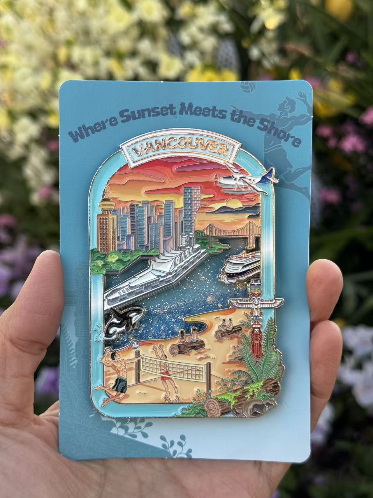 Limited Edition Vancouver Fridge Magnet - Summer