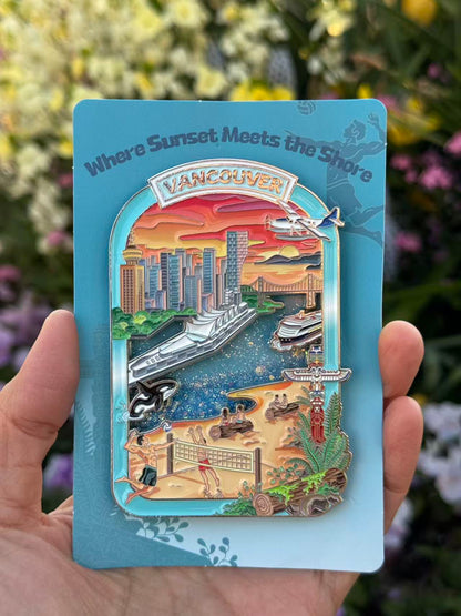 Limited Edition Vancouver Fridge Magnet - Summer