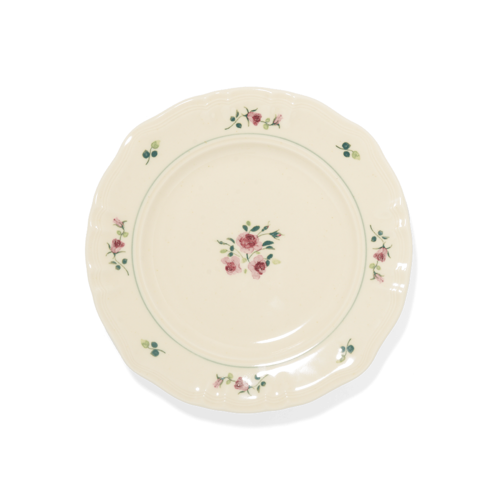 Studio M' | Rosier Flower Plate - Small/Cup Saucer