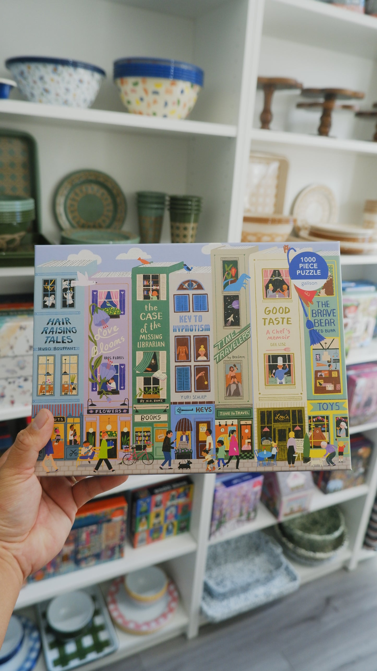 Galison -  Main Street Books 1000 Pieces Puzzle