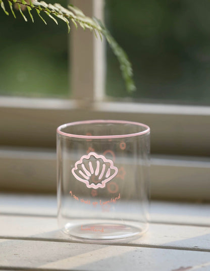 Lumiland｜Blue Shell Short Glass Cup（2 Colors）