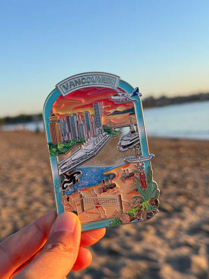 Limited Edition Vancouver Fridge Magnet - Summer