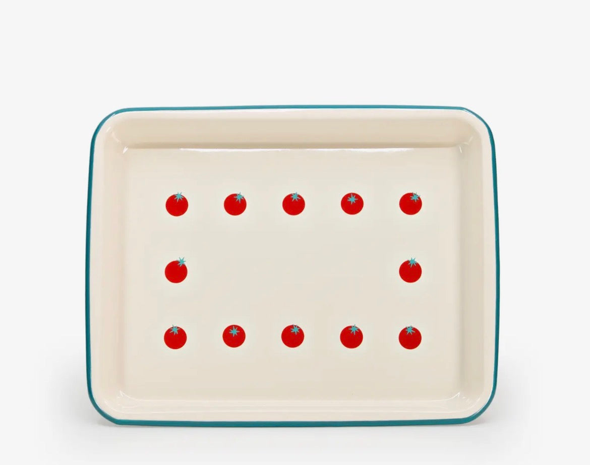 Crow Canyon | Dan Pelosi X CCH Tomato Small Rectangle Tray