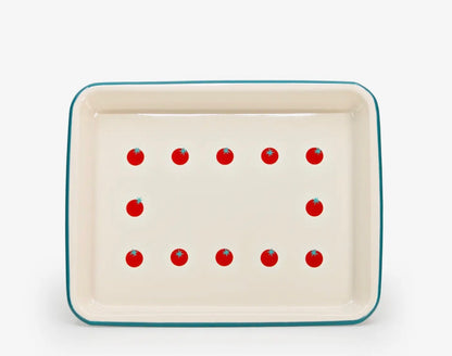 Crow Canyon | Dan Pelosi X CCH Tomato Small Rectangle Tray