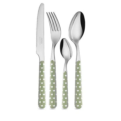 Neva Cultery - Heart Series Sage Green