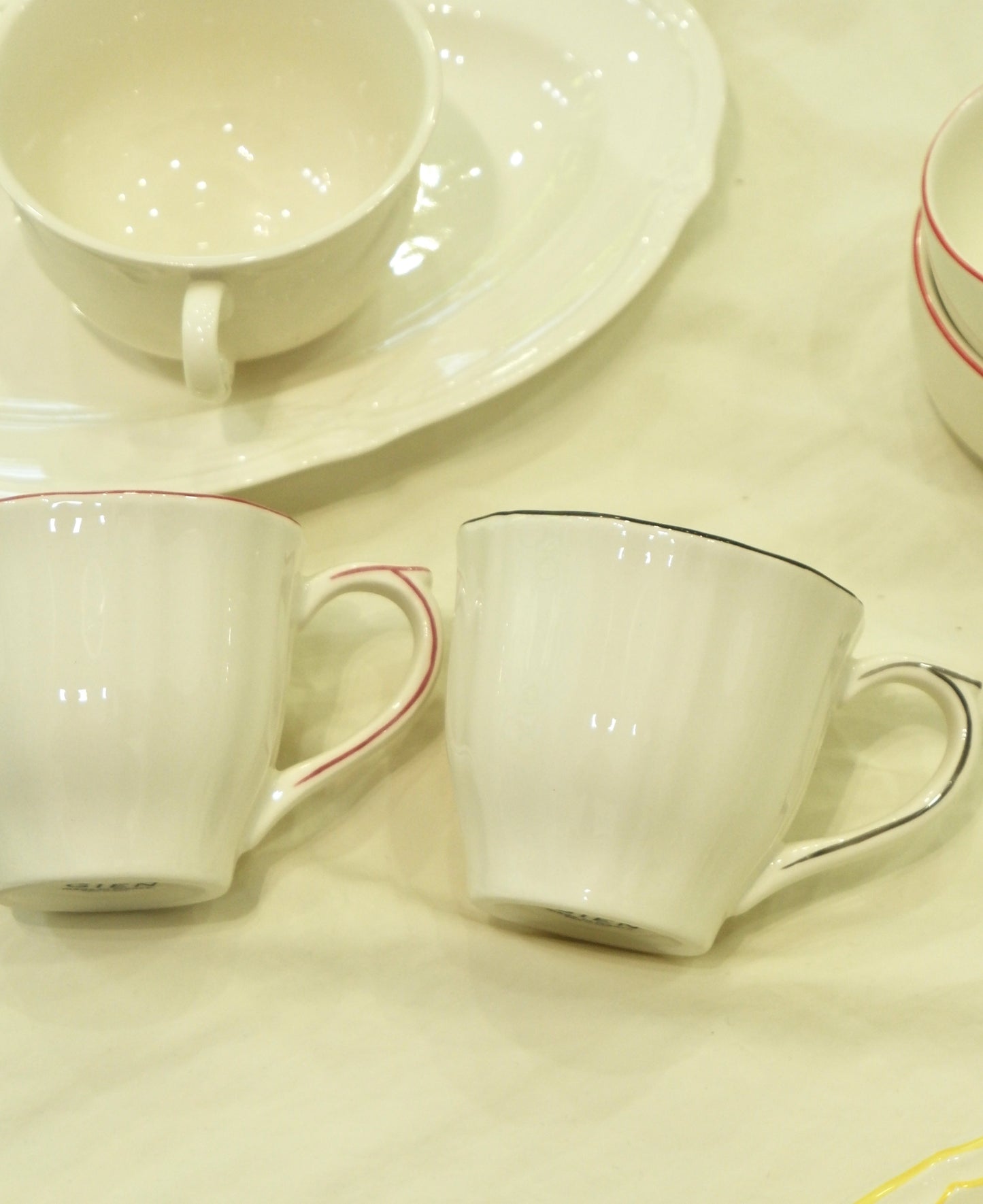 Gien Les Filet｜US Tea Cup (3 colors)