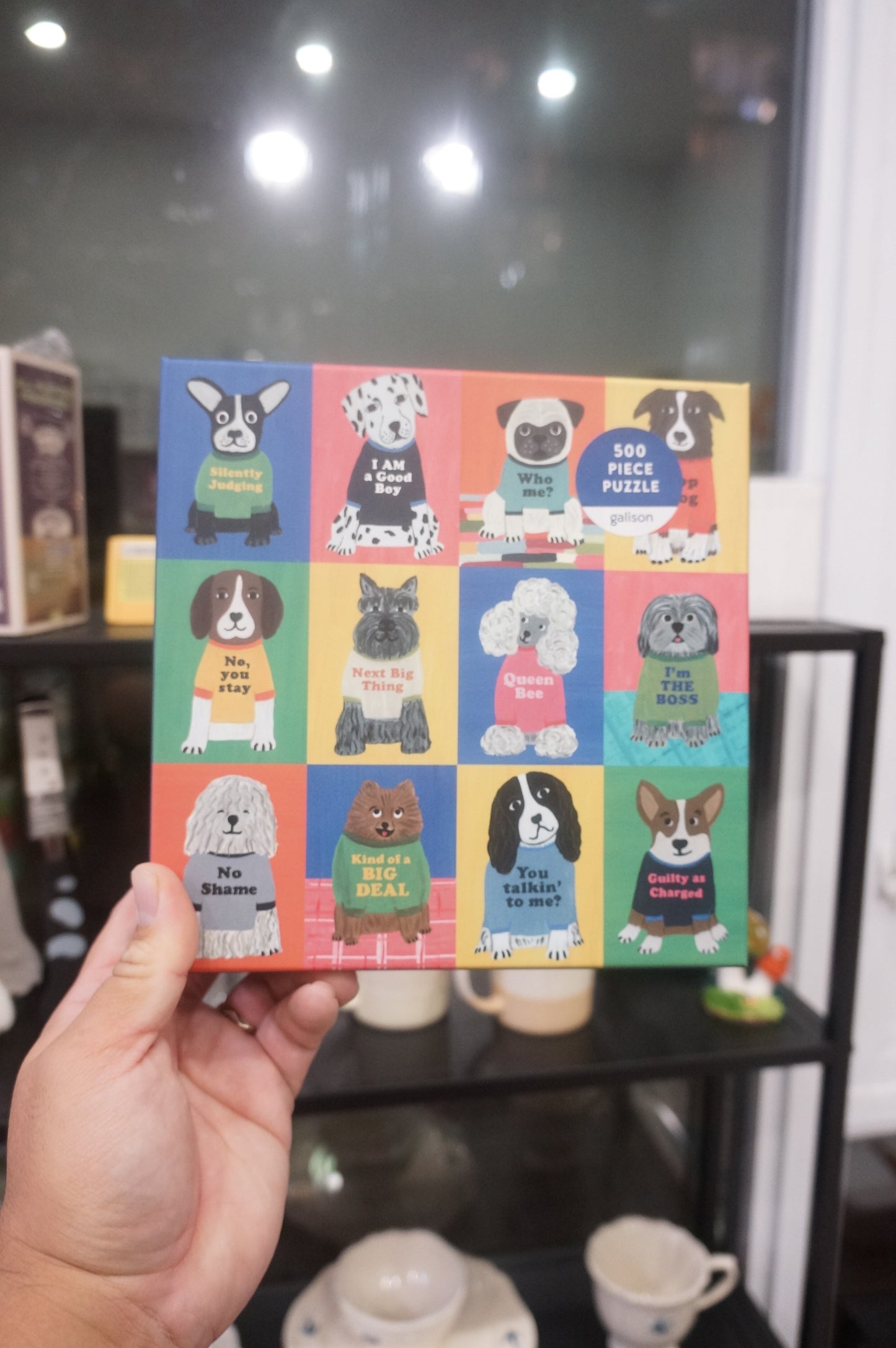 Galison - Boss Dogs 500pcs Puzzle