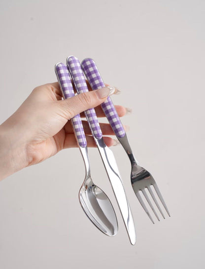 Neva Cultery - Checkered Series Lilac