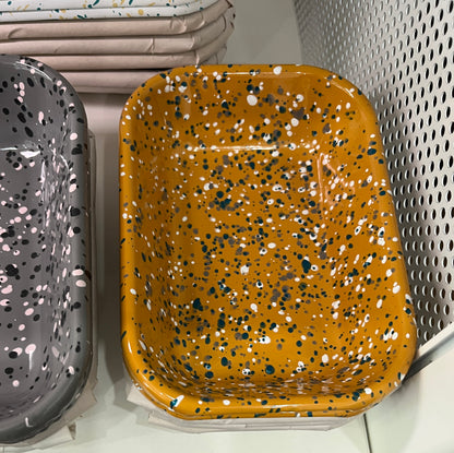 Eding | Milkyway Enamelware Small Rectangle Tray