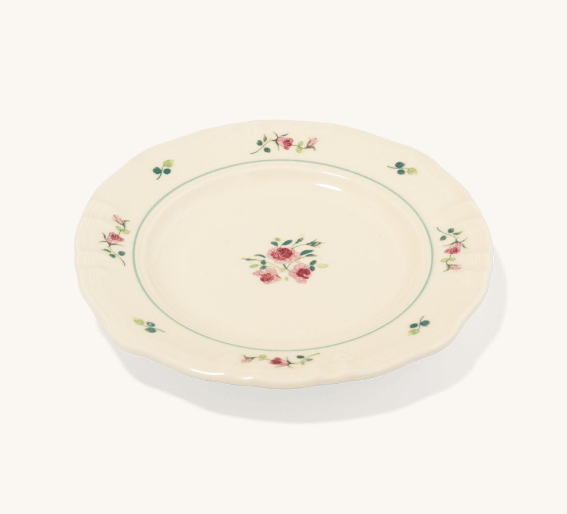 Studio M' | Rosier Flower Plate - Small/Cup Saucer