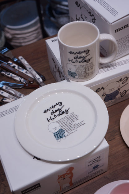 Momur | Weekend 8 Holiday Puppy Mug Saucer Set