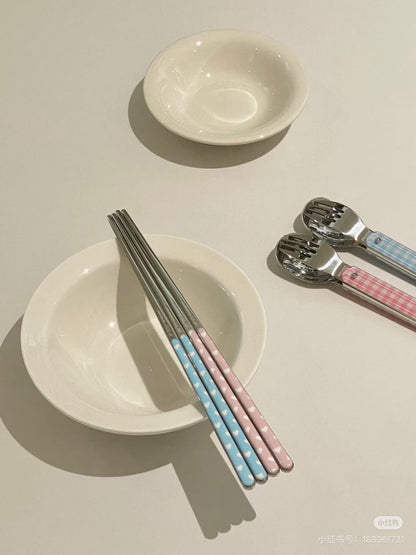 Neva Cultery - Heart Series Light Blue