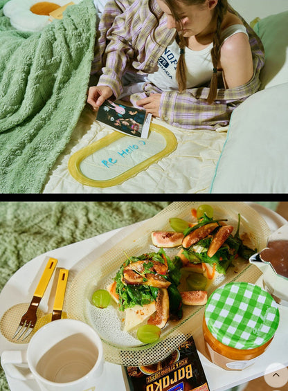 Eding | Checky Series Long Oval Tray