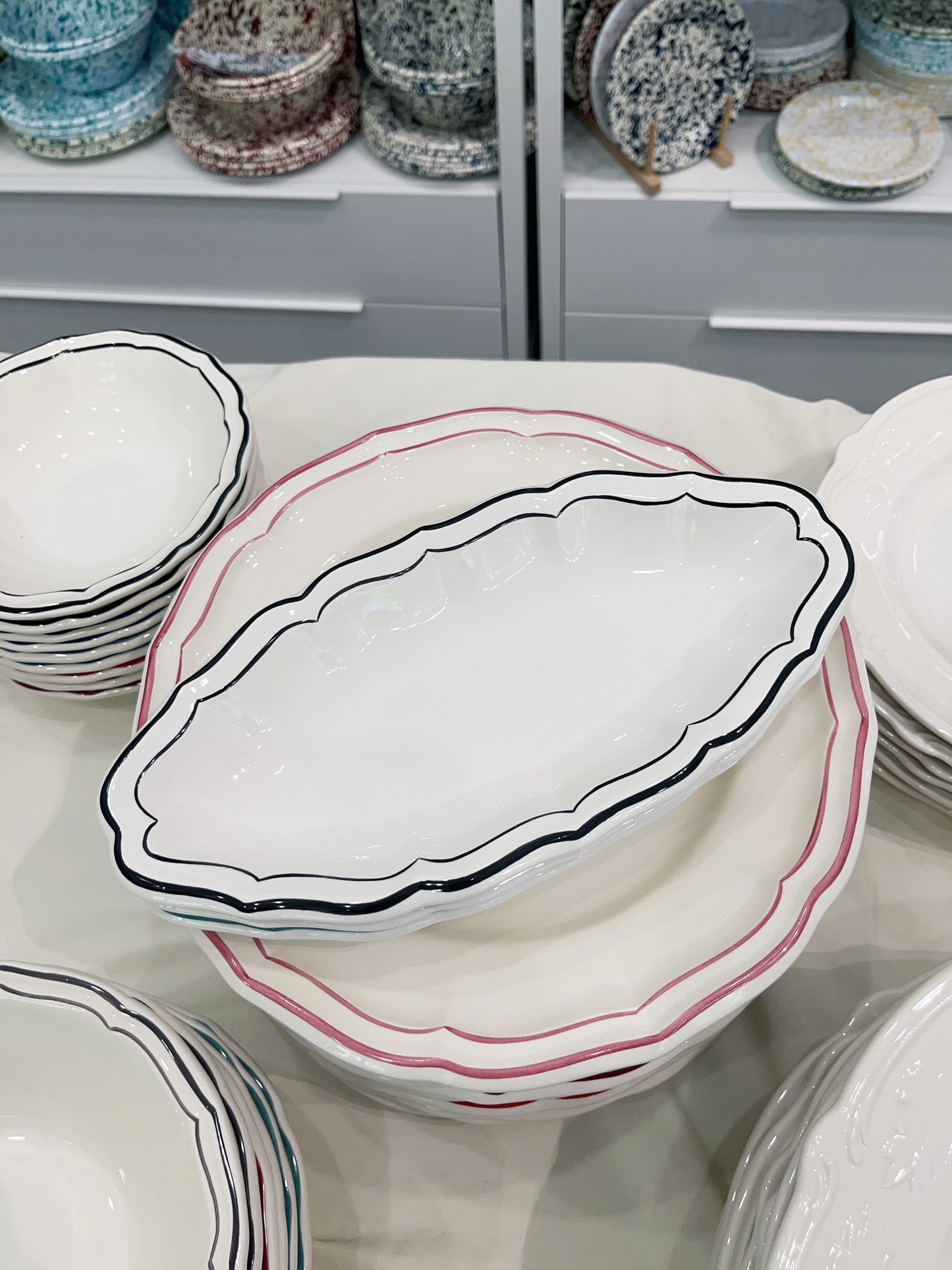 Gien Les Filet｜Pickle Dish Plate（9 colors）