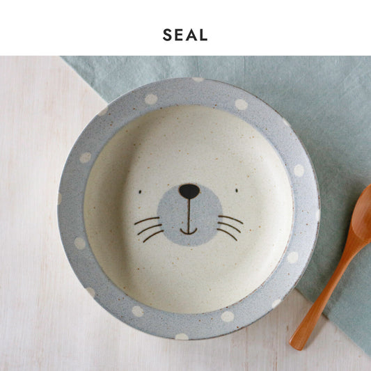 Mino Ware Animal Deep Bowl (2 patterns)